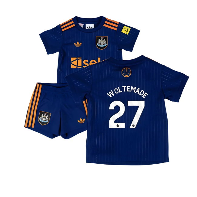 2025-2026 Newcastle Third Baby Kit (Woltemade 27)-SoccerKits Hub | Buy Soccer Jerseys Online